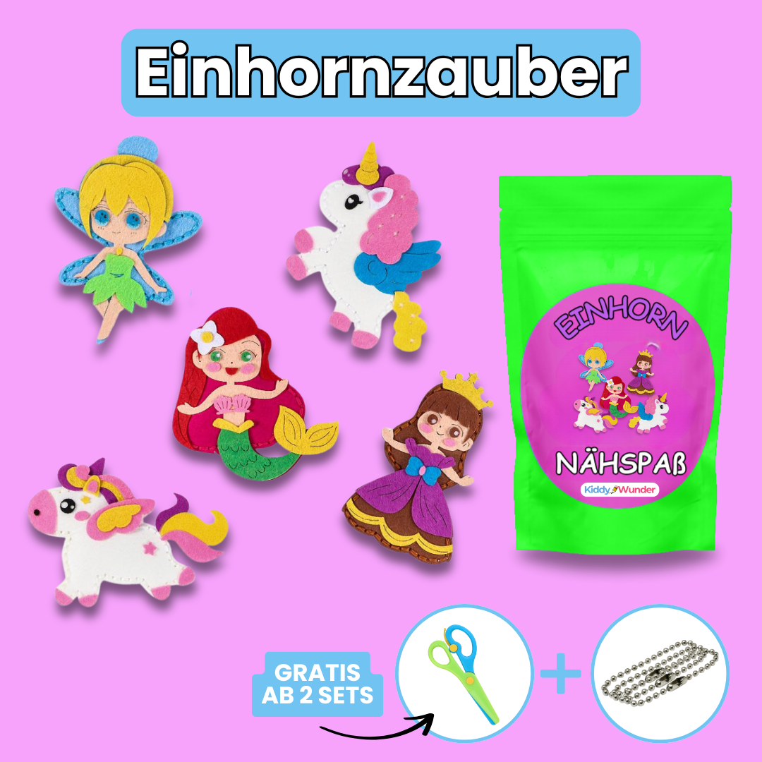 Nähspaß – Kreatives Nähset für Kinder - KiddyWunder™
