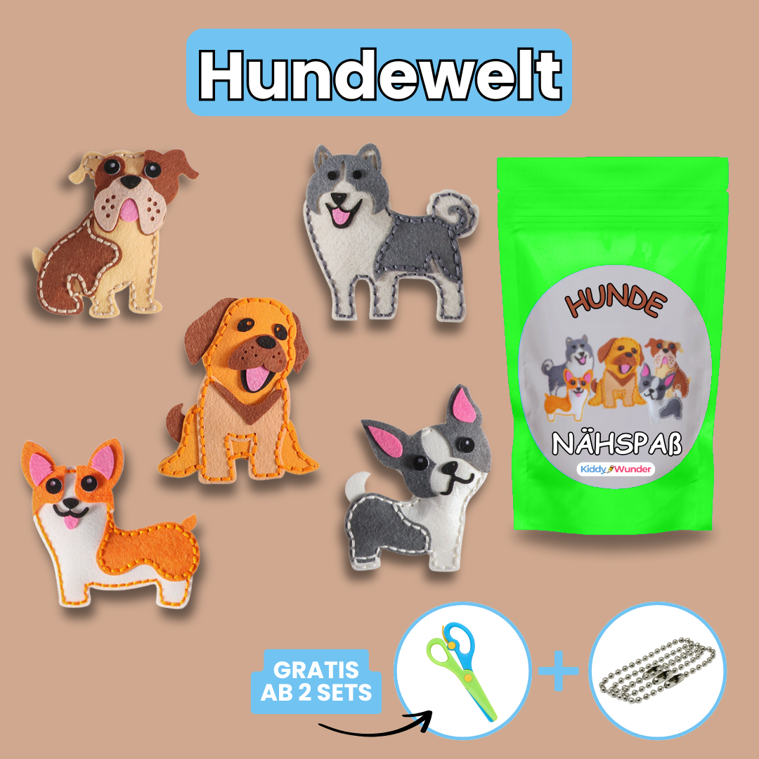 Nähspaß – Kreatives Nähset für Kinder - KiddyWunder™