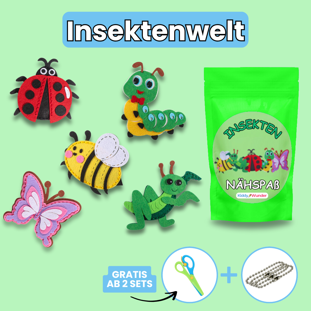 Nähspaß – Kreatives Nähset für Kinder - KiddyWunder™