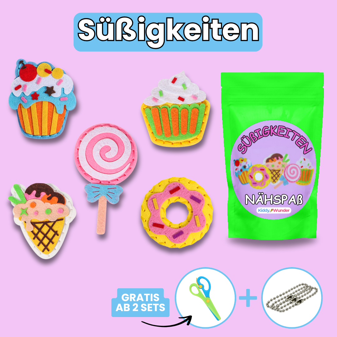 Nähspaß – Kreatives Nähset für Kinder - KiddyWunder™