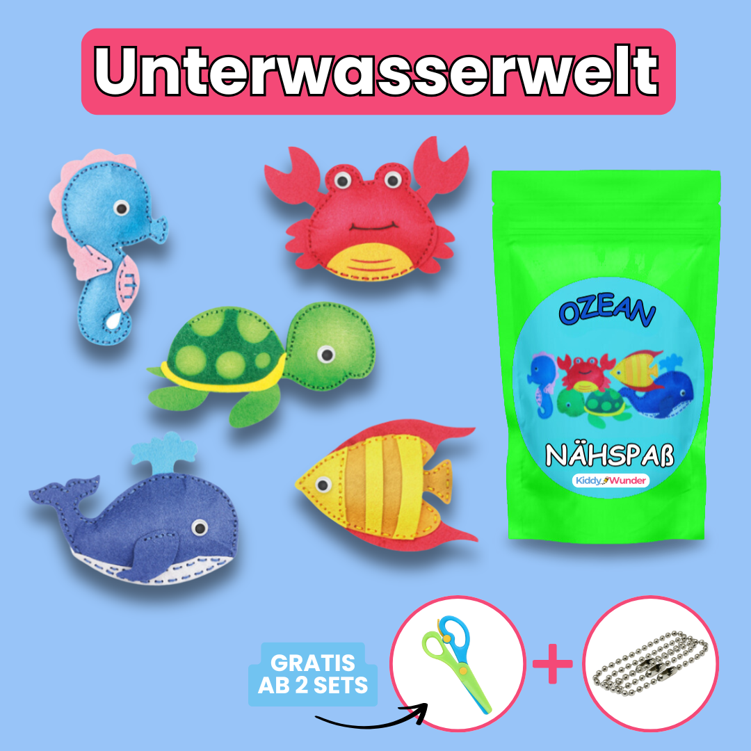 Nähspaß – Kreatives Nähset für Kinder - KiddyWunder™