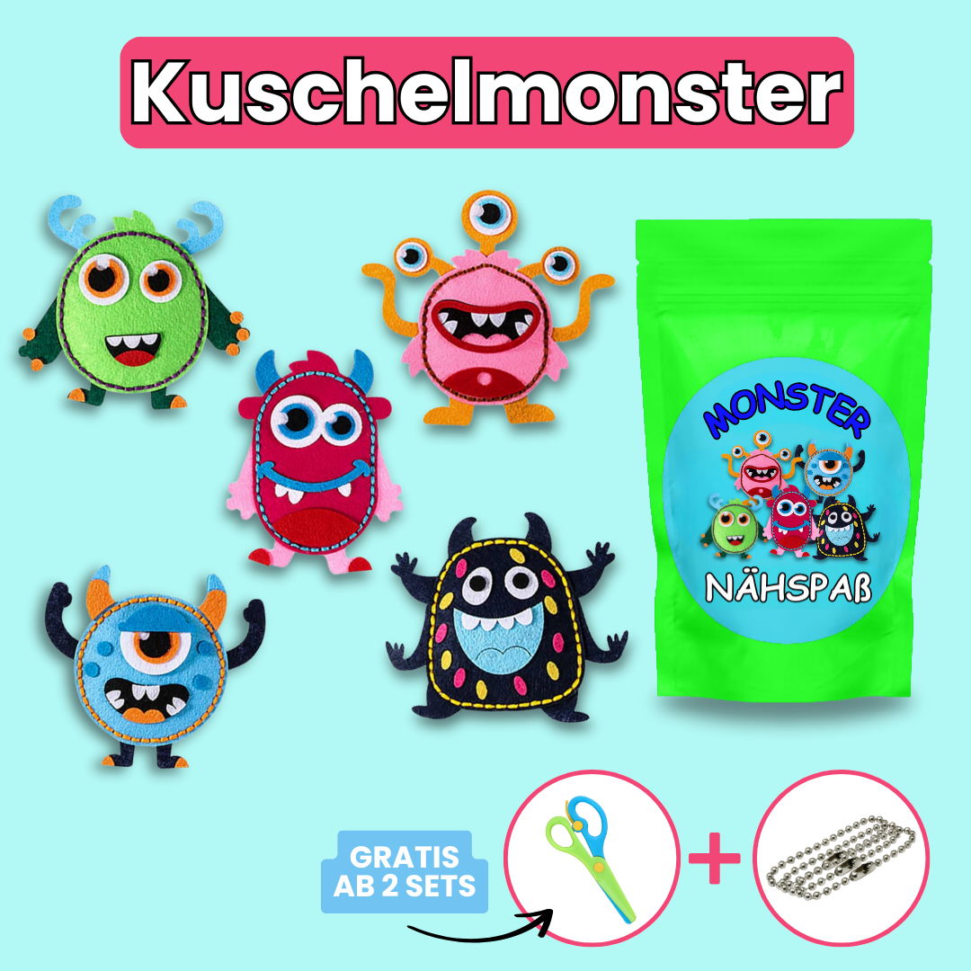 Nähspaß – Kreatives Nähset für Kinder - KiddyWunder™