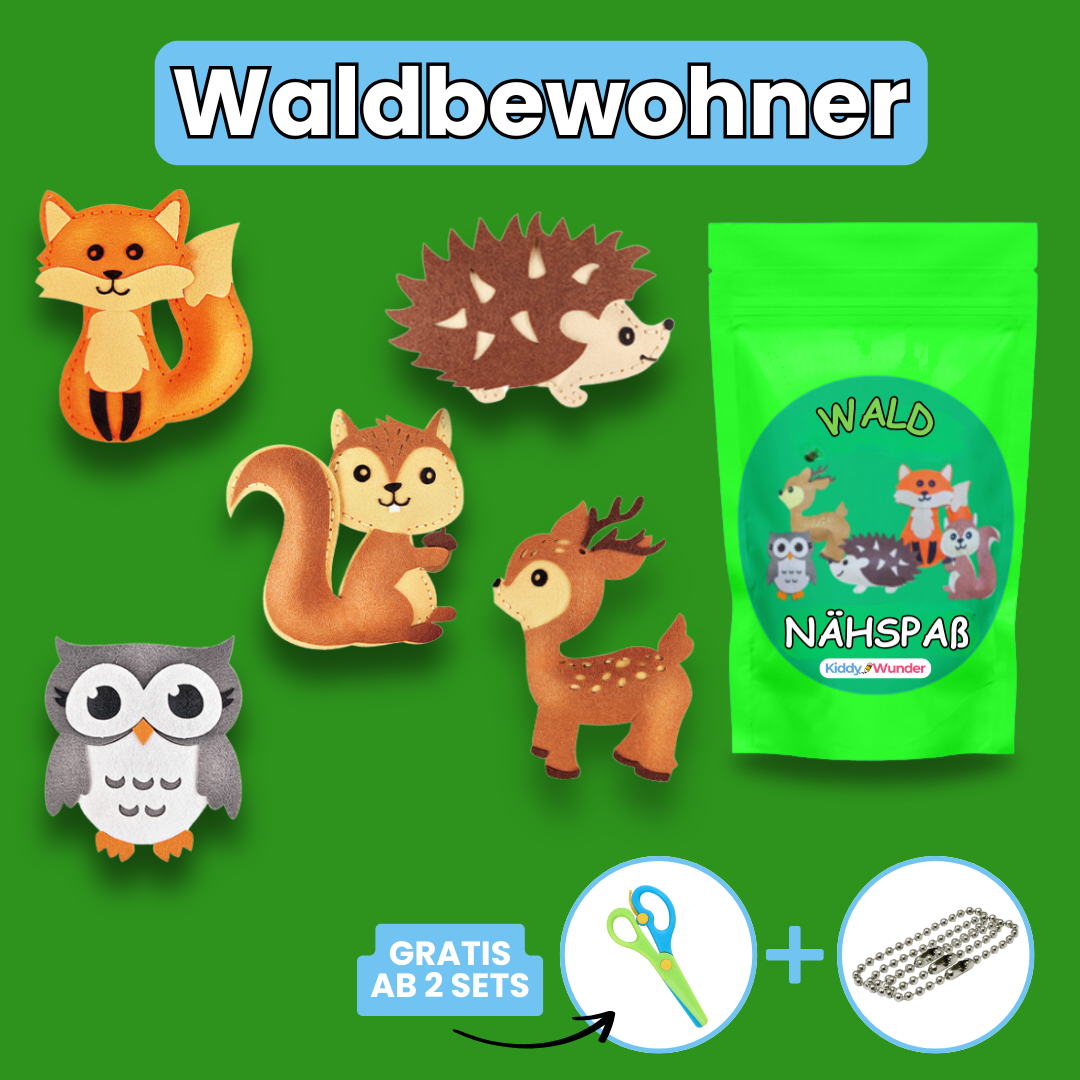 Nähspaß – Kreatives Nähset für Kinder - KiddyWunder™