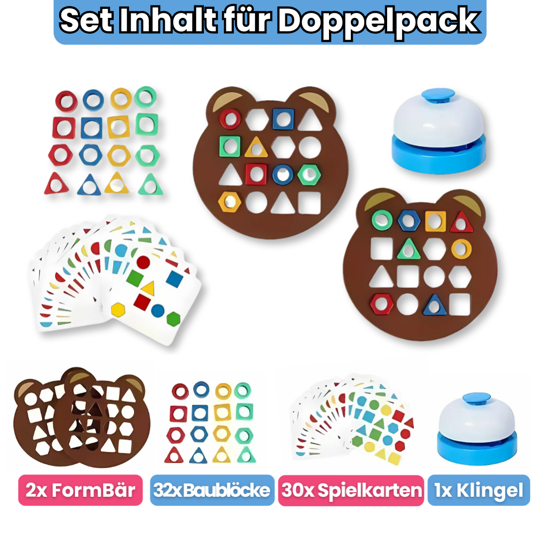 FormBär - Familienspiel zum Formenlernen - KiddyWunder™