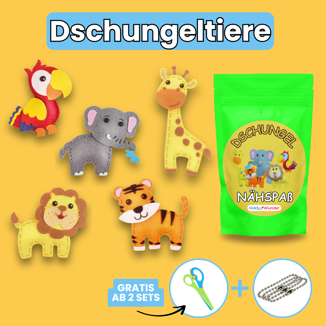 Nähspaß – Kreatives Nähset für Kinder - KiddyWunder™