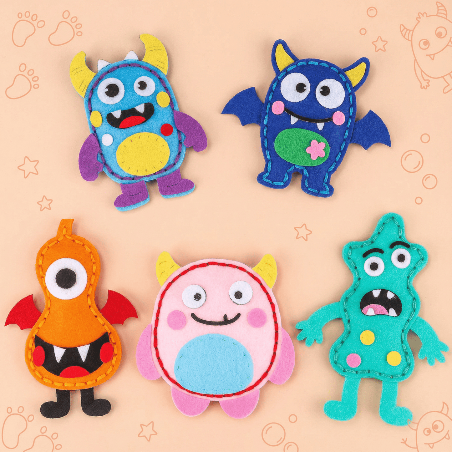Nähspaß – Monsterfreunde - KiddyWunder™