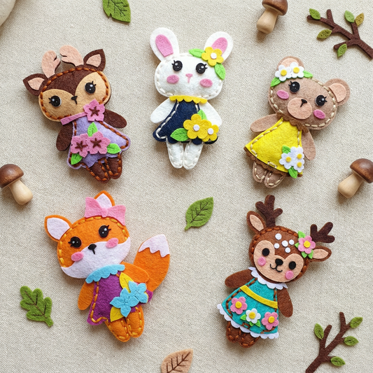 Nähspaß – Waldbewohner